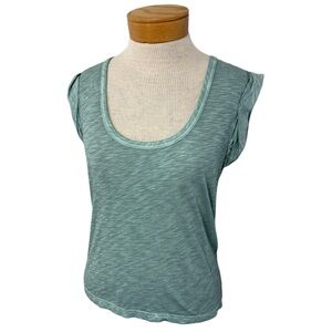 Veronica Beard Arion Muscle Tee | XS Mint | Clean Girl